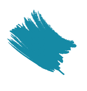 Blue brush decoration