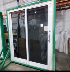 Sliding glass doors inventory